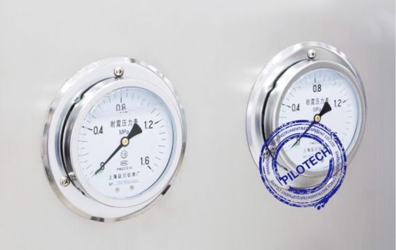 Atomization pressure gauge